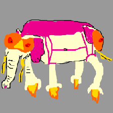 Tandem-Kriegselefant